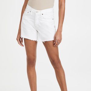 AGOLDE Parker Long Shorts - White Denim - NWT